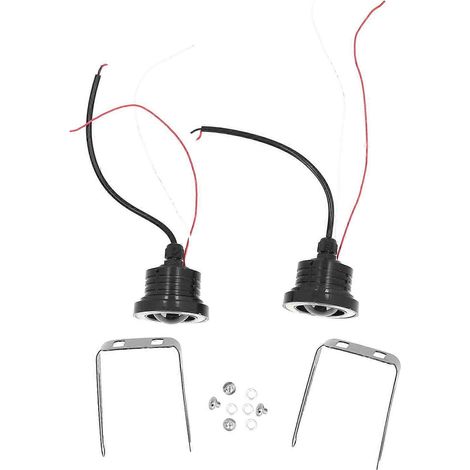 Phare antibrouillard avant 30 W, 6,35 cm (2,5 pouces), étanche IP65, 1200 lm, LED blanche universelle, anneau extérieur, 12 V (1/4)