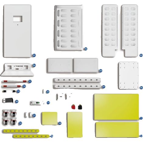 Kit de batterie, tension nominale de 51,2 V, écran LCD, JKLR015D (1/2)