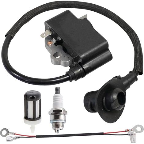 Bobina de encendido ZAMDOE para motosierra Stihl TS410 TS420 TS410-Z TS420-Z TS410A TS410AZ TS420A. Reemplaza las piezas con números 4238-400-1301, 4238-400-1307, 4238-400-1301 y 4238-400-1307, con ca (1/5)