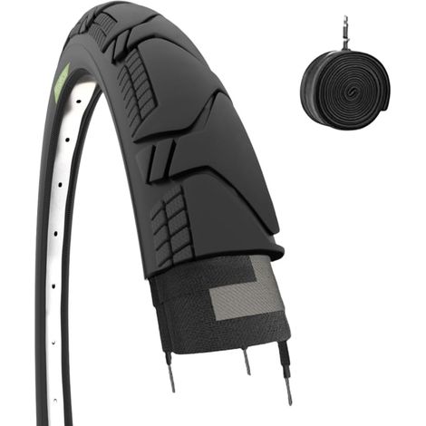 1 Copertone 700 x 45 + Camera Pneumatico (45-622) Unisex Adulto Trekking Bici 29 Gomma 29 x 1.75 (1/5)