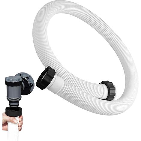 Tuyau De Rechange Pour Pompe Piscine - Raccord Rapide pour Tuyau Filtre Piscine  Flexible Durable Entretien Piscines Nettoyage Bain à Remous Filtration Lavage