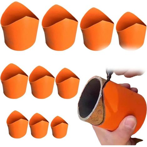 Guía de corte de precisión para tuberías, guía de corte para tuberías metálicas, guía de corte para acero, guías de corte de arco de precisión, para fabricación de metales, soldadura, corte de aislami (1/5)