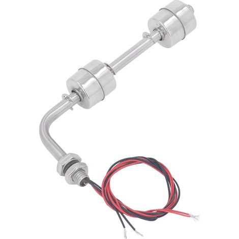 Wasserstandssensor aus Edelstahl, Schwimmerschalter für Poolpumpen, Aquarien, Teiche, AC/DC 0–110 V, Länge 150 mm (1/5)