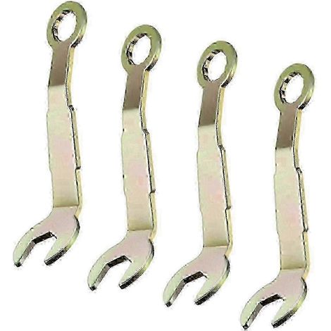 Jeu de 4 clés de réglage pour porte coulissante et porte de placard, clé à douille ouverte de 3/8 pouce (1/5)
