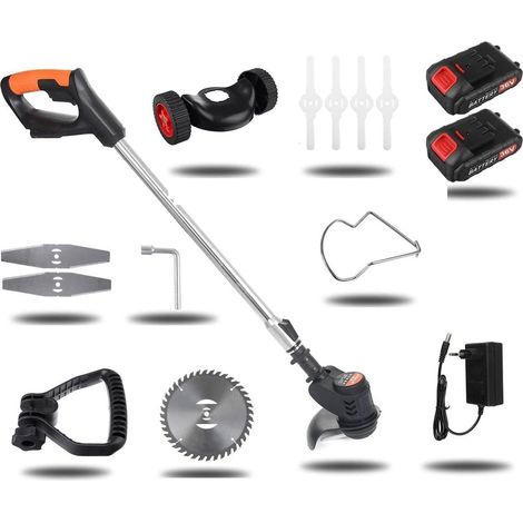 Tondeuse à Gazon électrique sans Fil 2000W Tondeuse à Gazon Portable débroussailleuse réglable désherbeur Outil d'élagage Machine de Jardinage (Color : Type A, Size : Small) (1/5)