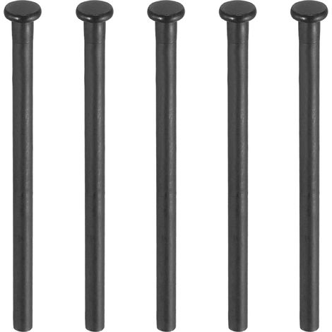 5Pcs 4 Pouces Goupilles de Charnière de Porte Noir Mat (1/5)