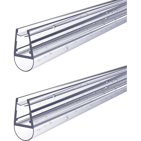 S'AFIELINA Duschdichtung 2 Stück 100cm für 7–8mm Glas – Ersatzdichtung Wasserabweiser Schwallschutz für Duschkabine Bad
