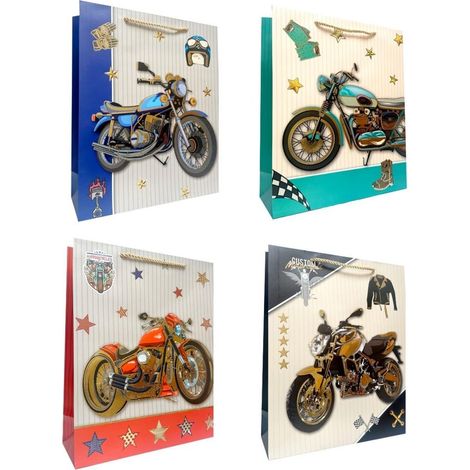 Bolsa de regalo infantil M Motocicleta de metal