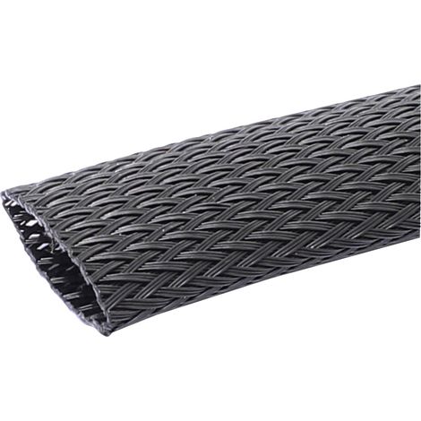 Quadrios 23CA214 23CA214 Geflechtschlauch Schwarz Polyester 40 bis 80 mm Meterware (1/5)