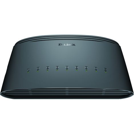 DLink Deutschland 8-Port Switch Desktop 10/100/1000 Mbit DGS-1008D/E (1/5)