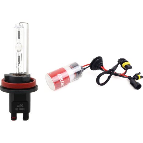 Bombilla de xenón HID H8 H9 H11 6000K amio-01415