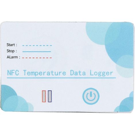 NFC-Temperaturdatenlogger, Einweg-Aufzeichnungsgerät mit USB- und Bluetooth-Anschluss für medizinische Zwecke