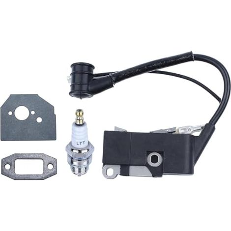 Bobine d’allumage pour Chinois 5200 4500 5800 52 58 45 CC Pièce de tronçonneuse avec kit de Joint de Bougie d’allumage (1/3)