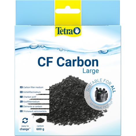 Tetra Aquariumfiltermedium CF Kohlefiltermedium 6 Stück Innenfilter