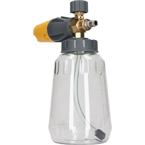 1-Liter-Schaumgenerator, 4000 psi einstellbarer Hochdruckreiniger mit 1/4-Zoll-NPT-Schnellanschluss, gelb (1/5)