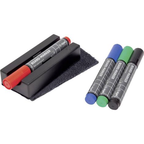 Kit accessori lavagna bianca Whiteboard Sigel (L x A) 130 mm x 60 mm Nero BA151 (1/5)