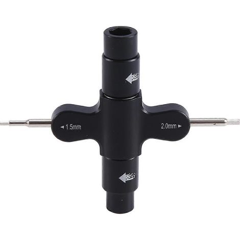 Clé à dégagement rapide M5/M4/M3, tournevis hexagonal 1,5 mm/2,0 mm, hélice à dégagement rapide M (1/5)