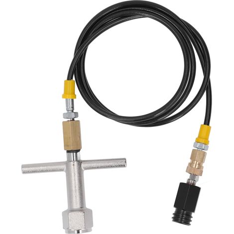 Adaptateur direct pour machine à soda avec tuyau haute pression pour bouteille de CO2 W21.8‑14 vers TR21‑4 (1/5)