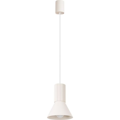 Hängelampe Estria Beige 1xE14 14cm Stahl Sollux (1/5)