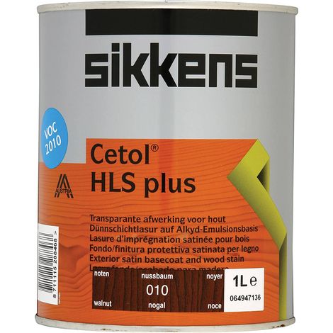 Sikkens Cetol HLS Plus Translucent Woodstain Walnut 1 litre (1/3)