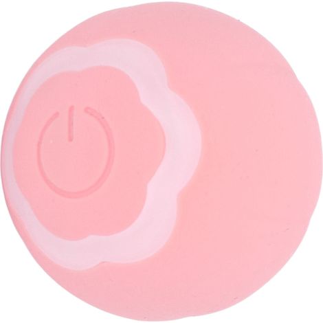 Interaktiver Smartball für Katzen: Automatisches Rollen, 360°-Drehung, USB-Ladefunktion, LED-Beleuchtung, rosa. (1/5)