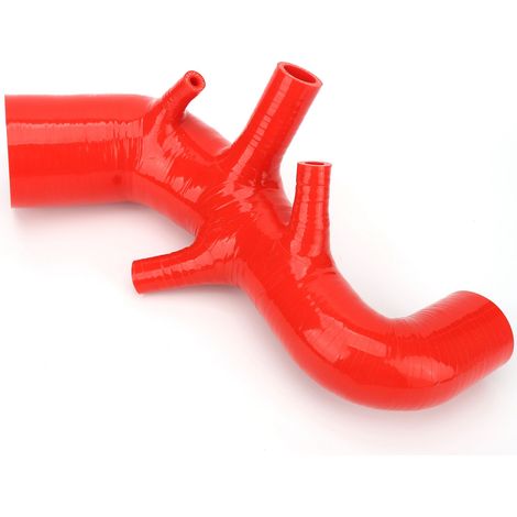 Durite d'admission d'air en silicone rouge pour SEAT Leon Cupra R 1.8T AMK BAM (augmentation du débit d'air). (1/5)