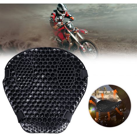 Assise moto imperméable et anti-UV, coussin 3D amortissant, protection siège moto antidérapant (1/5)
