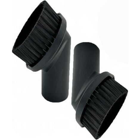 Pair Brosse à poussière,2 Brosses à Poussière 35 mm pour Aspirateur,Brosse Ronde,Accessoire Universel avec Poils Doux en PP,Design Pivotant pour Coins et Surfaces Délicates (1/5)