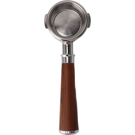Portefiltre Nu 58mm Portefiltre Universel pour Machine à Café avec Deux Oreilles Portefiltre Café en Acier Inoxydable Type A Rouge Acide (1/5)