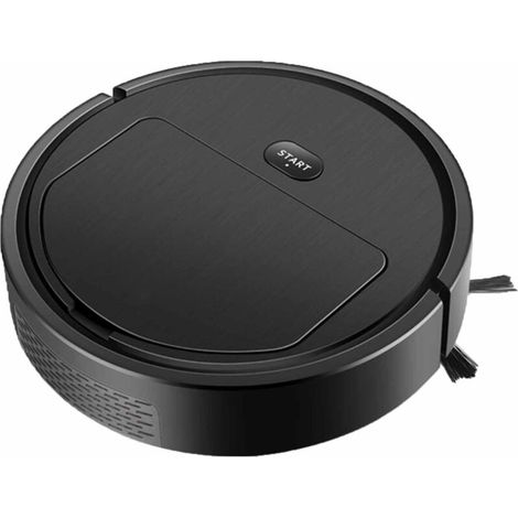 Cleaner Robot Black Highly Efficient Vacuuming Smart Navigation Reservation Time Setting Sweeping Mopping Robot for Home (1/5)