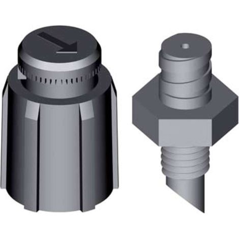 MICROSPRUZZATORE X IRRIGOCCIA 180° IRRITEC - F.MM 2,0 G.MT 2,8 BAR 2 LT/H 122 - 100 pezzi