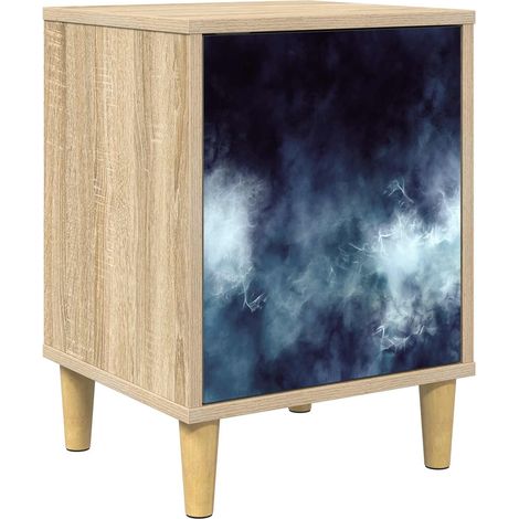 Maison Exclusive - Armadio da Notte RAALTE Rovere Sonoma 36 x 33 x 50 cm (1/5)