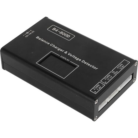 Lithium-Batterie-Balancing-Ladegerät aus Aluminiumlegierung, geeignet für 2-4S-Batterien, mit Spannungsanzeige. (1/4)