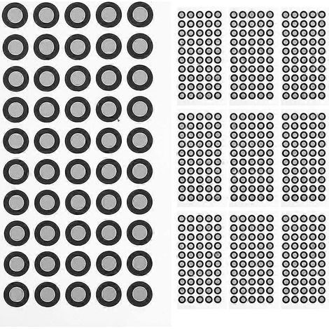 10 Blatt reflektierende Folienreferenzmarkierungen für 3D-Scanning – 1,00 x 1,00 x 0,15 cm (1/5)