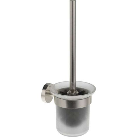 Ravak Kona - Brosse WC murale avec support, verre/inox brossé X07P1298 (1/3)