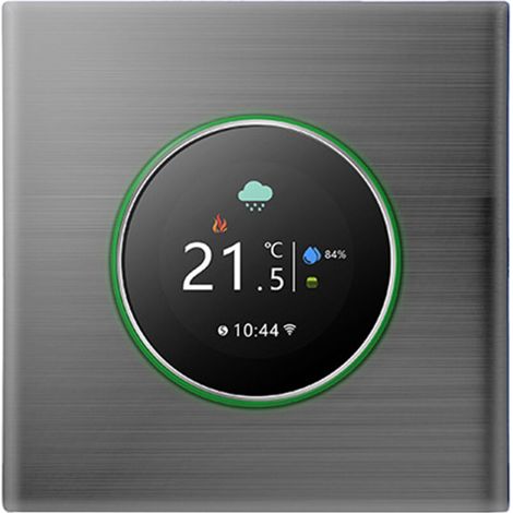 Smart WiFi thermostat, color screen, rotating heater with backlight, temperature sensor, temperature calibration setting (1/5)