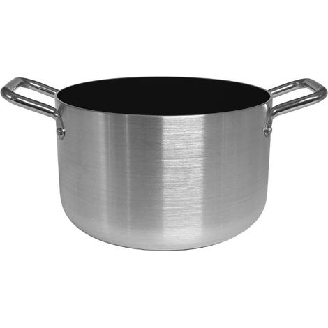 AGNELLI Casseruola Alta Alluminio Antiaderente Fasa Basic Induzione D 24 Cm