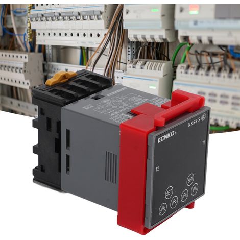 Relais temporisé multifonctionnel RKS8-S avec écran LCD (marche/arrêt) et socle AC220V (1/5)