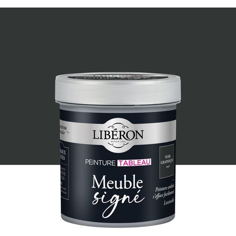 Vernice per mobili, LIBÉRON nero grafite opaco, 0,5 L LIBERON (1/3)