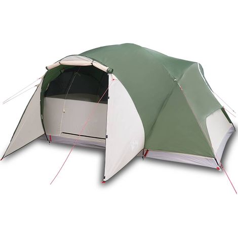 vidaXL Tienda familiar Crossvent para 8 personas impermeable verde (1/2)
