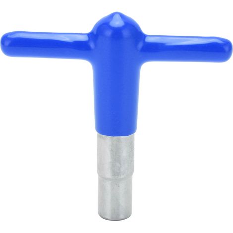 Clé d'accordage en T pour tambour, poignée en silicone bleue DT‑08, accessoire pour instruments de musique (1/5)