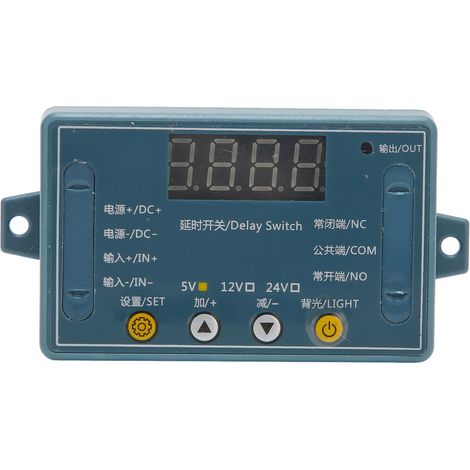 Module de temporisation DC 5V 32 modes affichage LED numérique réglable interrupteur automatique pour moteur (1/5)