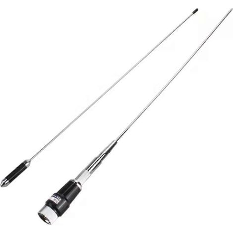 Antenne CB UHF 3,5 dBi 27 MHz, connecteur PL259 mâle, compatible avec les radios mobiles Midland/Uniden/Maxon (voiture, camion, etc.). (1/5)