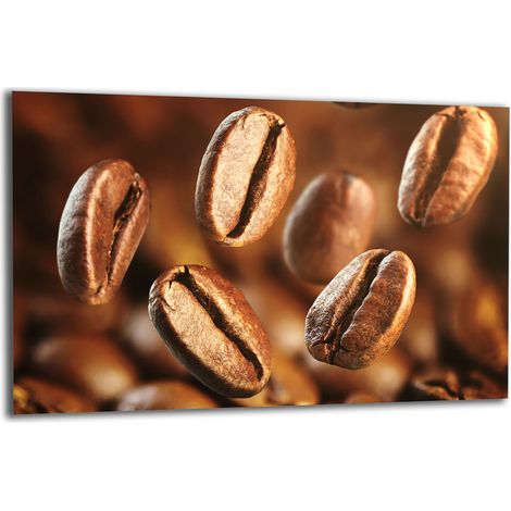 PLAQUE DE PROTECTION EN VERRE POUR CUISINIÈRE 80x52 CAFÉ (1/5)