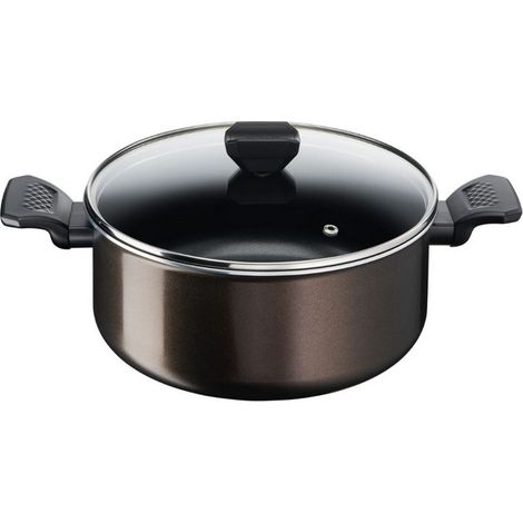 Casseruola in alluminio da 24 cm con coperchio - B5544602 - Tefal