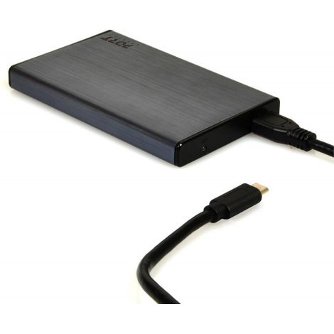 Boitier externe Port Designs USB Type C pour disque dur SATA 2.5 Gris (1/5)