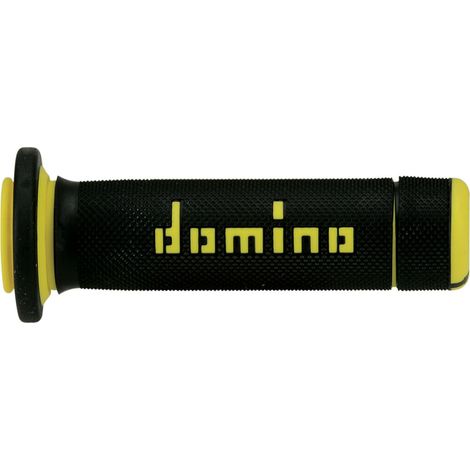 DOMINO ZWEIKOMPONENTEN-ATV-/QUAD-GRIFFE, SCHWARZ/GELB
