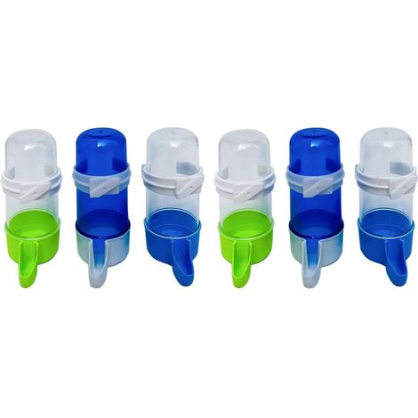 Distributeur d'eau pour cage d'oiseaux, abreuvoir automatique suspendu pour perroquet, canari, perruche, accessoire d'alimentation pour oiseaux (1/5)