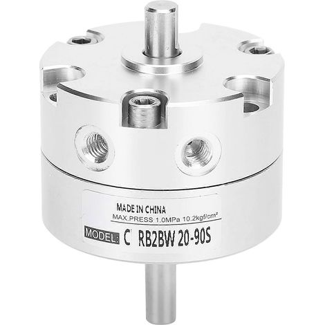 Luftzylinder Flügelzellentyp, drehbar, Edelstahl, pneumatisches Zubehör CRB2BW20‑90S 20 mm (1/4)