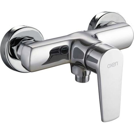 Kibath Grifo de Ducha monomando FUS acabado CROMO brillo fabricado en latón (1/5)